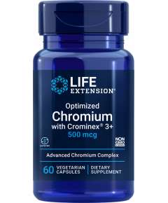 Life Extension 500mcg Optimized Chromium 60Capsules Supplement