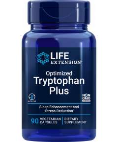 Life Extension Optimized Tryptophan Plus 90 Capsules Supplement