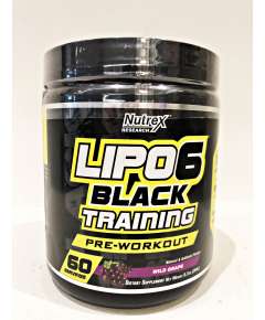 Nutrex Lipo6 60Servings Black Training Pre-Workout Supplement