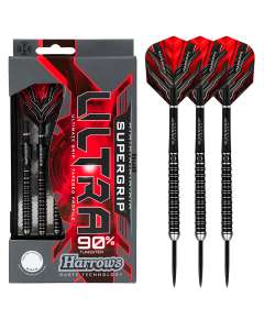 Harrows Supergrip Ultra 90% Tungsten Steel Tip Darts