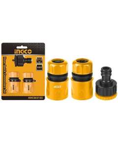 Ingco HHCS03122 3 pcs Hose Quick Connector Set