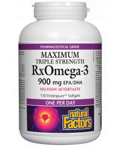 Natural Factors RX Omega-3 900mg EPA/DHA 150 Softgels