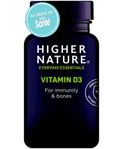 Higher Nature Vitamin D3 500IU 60 Capsules