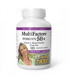 Natural Factors MultiFactors Women's 50+ 90 Vegetarian Capsules