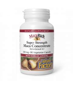 Natural Factors 500mg Macarich 90 Vegetarian Capsules