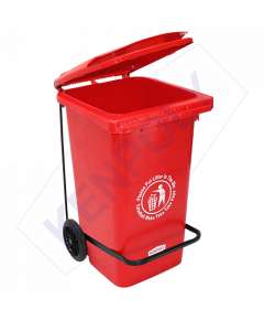 Kenpoly Heavy Duty 100Litre Pedal Waste Bin