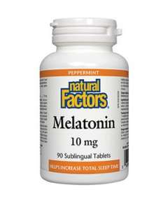 Natural Factors 10mg Melatonin 90 Sublingual Tablets
