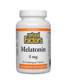 Natural Factors 5mg Melatonin 90 Sublingual Tablets