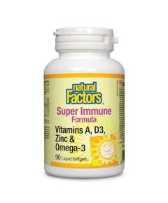 Natural Factors Super-Immune Formula 90 Softgels