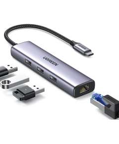 UGREEN USB C to USB 3.0 Hub and Gigabit Ethernet