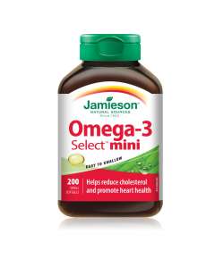 Jamieson Omega-3 Select Mini 200 Softgels