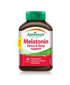Jamieson 3mg Melatonin 30Capsules Supplement