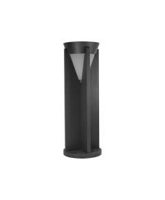 Tronic  LL 4001-17-GY Black Garden Bollard Light