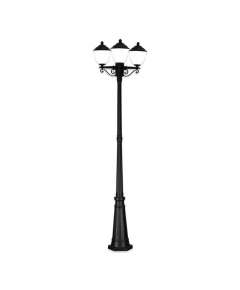 Tronic LL 532P-21-BK 3 Headed 2 Metres LED Pole Light