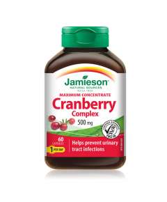 Jamieson 500mg Cranberry Complex 60 Capsules Supplement