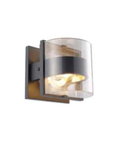 Tronic LL 7324 BK Black Bulkhead Fitting Light