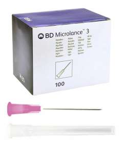 BD Microlance 18G by 38mm Thin Wall 100Pack Needles