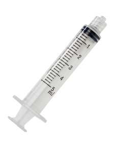 BD Plastipak 5ml Sterile Disposable Graduated Concentric Luer Lok Lock 125Pack Syringes