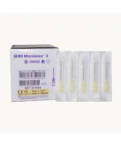 BD Microlance 19G by 40mm 100Pack Thin Wall Needles