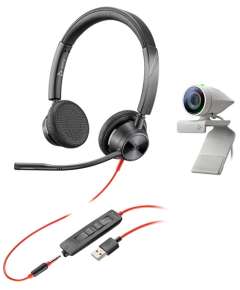 Plantronics Poly Studio P5 Webcam Bundle with Plantronics 3325