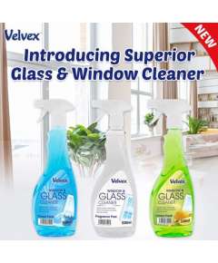 Velvex 530ml Window and Glass 6Pack Cleaner
