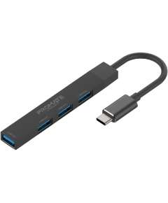 Promate 4-in-1 Multi-Port USB-C Data Hub