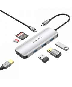Vention USB C 7 in 1 Multifunction Docking Station
