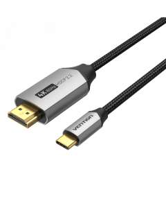 Vention Cotton Braided 2 Metre Type C to HDMI Cable