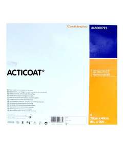 Smith and Nephew 20cm by 40cm Acticoat Antimicrobial Barrier Dressing