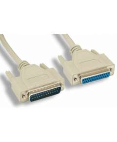 Serial 25 pin Cable, Gender Type: male to female