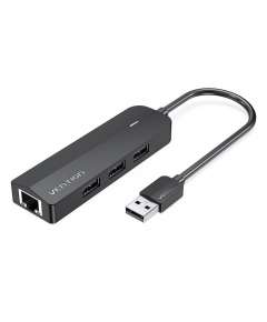 Vention 3 Port USB 2.0 Hub with Ethernet
