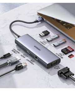 UGREEN  UG-15600  USB-C  9 in 1 Multifuntion  Docking Station