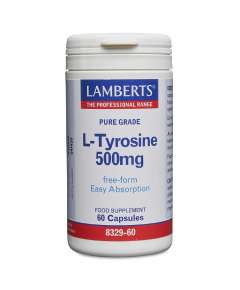 Lamberts 500mg L Tyrosine 60 Capsules Supplement