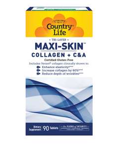 Country Life Maxi Skin Collagen 90 Tablets Supplement