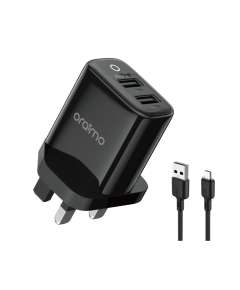 Oraimo FireFly 2U 12W Dual USB-A Power Adapter