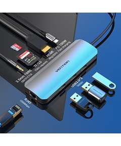 Vention Multifunction USB C 9 in 1 to Docking station