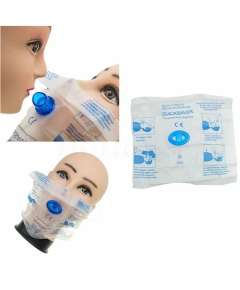 Quicksaver 10Pieces Disposable CPR Face Shield Mask