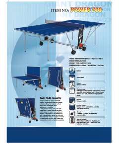 Sparo Power 700 Table Tennis Table