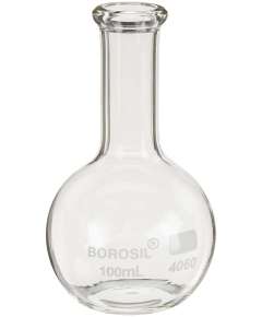Borosil 100ml Flat Bottom Boiling Flask