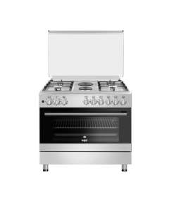 Von VCF964271FFX 4 Gas  2 Electric cooker