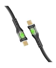 Promate TransLine-CC Ultra-Fast USB-C with Transparent Shells Cable