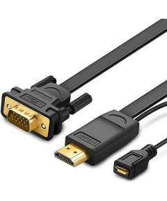 UGREEN MM101 HDMI to VGA Converter  Round Cable