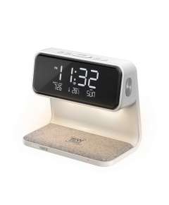 Promate Lumix-15W Clock with 15W Wireless Charger