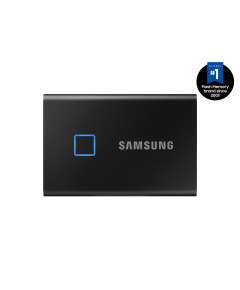 Samsung 1TB T7 Touch Portable External SSD  with Fingerprint Security