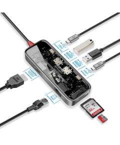 Promate TransHub-Mini Ultra-Fast Multiport USB-C Hub