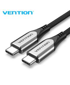 Vention Cotton Braided USB C to USB C 3.1 1M  Gray  Cable