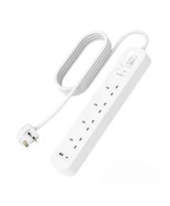 Belkin Connect 4 Way Extension with Surge Protector