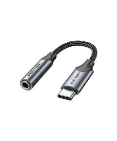 Vention USB C Male to 3.5MM Earphone Jack With DAC 0.1M Adapter