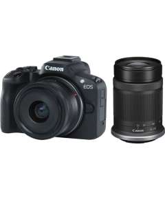 Canon EOS R50 Mirrorless Camera with 18-45mm and 55-210mm Lenses