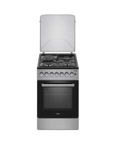 Mika MST5060P31ESL 3 Gas Pipe Burners  1 Rapid Hot Plate Standing Cooker